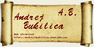 Andrej Bukilica vizit kartica